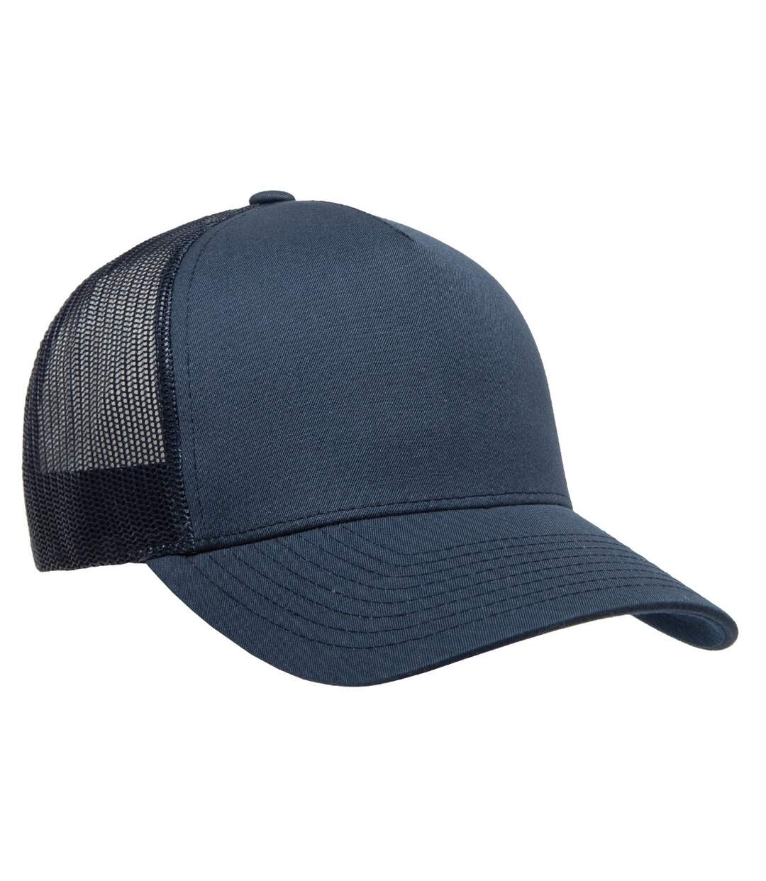 Casquette trucker flexfit bleu marine Yupoong-4