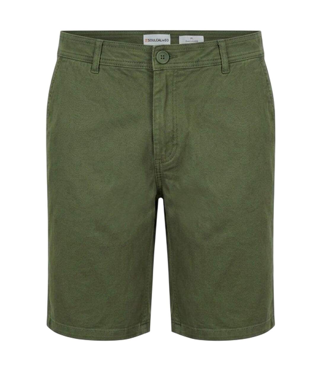 Short Chino Homme Vert Kaki SoulCal-1