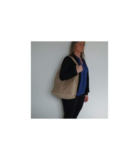 Sac à main en cuir nubuck daim SAM