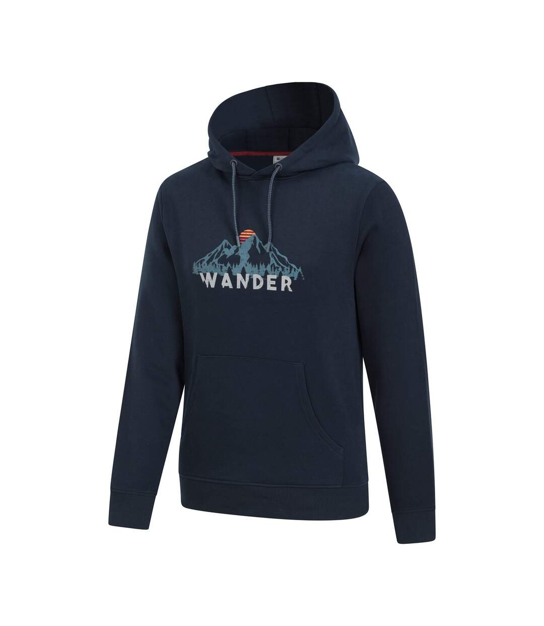 Mens wander hoodie navy Mountain Warehouse-3