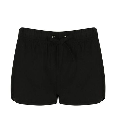 Short Motif/style Rétro Femme Noir SF