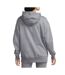 Sweat Capuche Gris Foncé Femme Nike Swsh - L