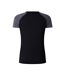 Womens/ladies Elite Training T-shirt Black Magnet Marl Canterbury-3