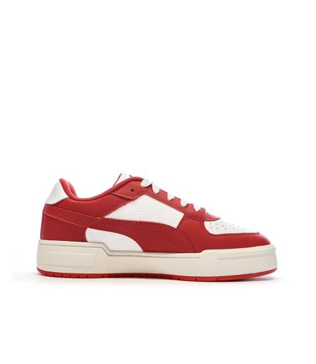 Baskets blanches/rouges homme puma pro classic