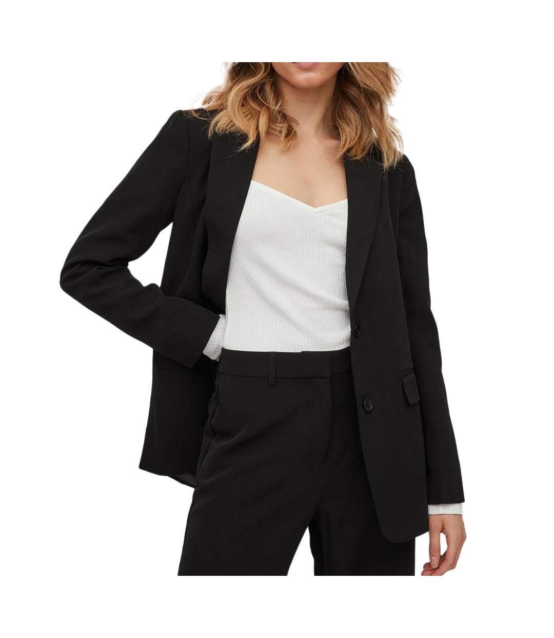 Blazer Noir Femme Vila Vikamma - 38-1