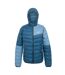 Mens hillpack ii colour block padded jacket moonlight denim/coronet blue Regatta