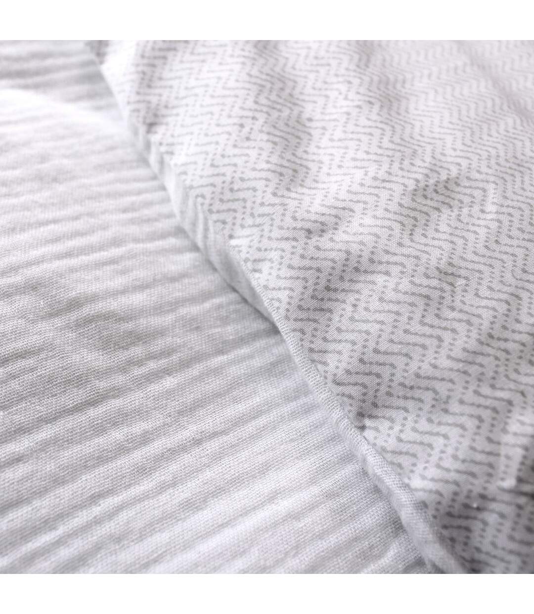 Parure de Lit 3 Pièces Gypsy 260x240cm Blanc-2