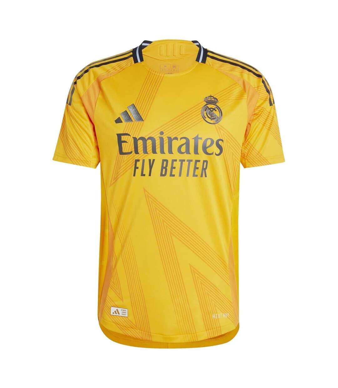 Maillot Extérieur Motif/style Real Madrid Cf Authentic 24/25 Homme Jaune Adidas-2