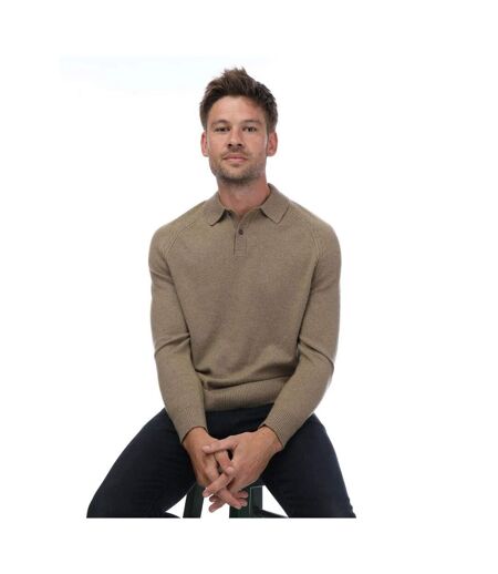 Polo karolt homme brun clair Ted Baker