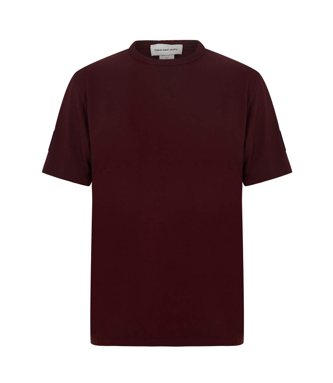 T-shirt Motif/style Badge Homme Moka Calvin Klein-1