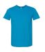 Gildan Mens Short Sleeve Soft-Style T-Shirt (Saphire)