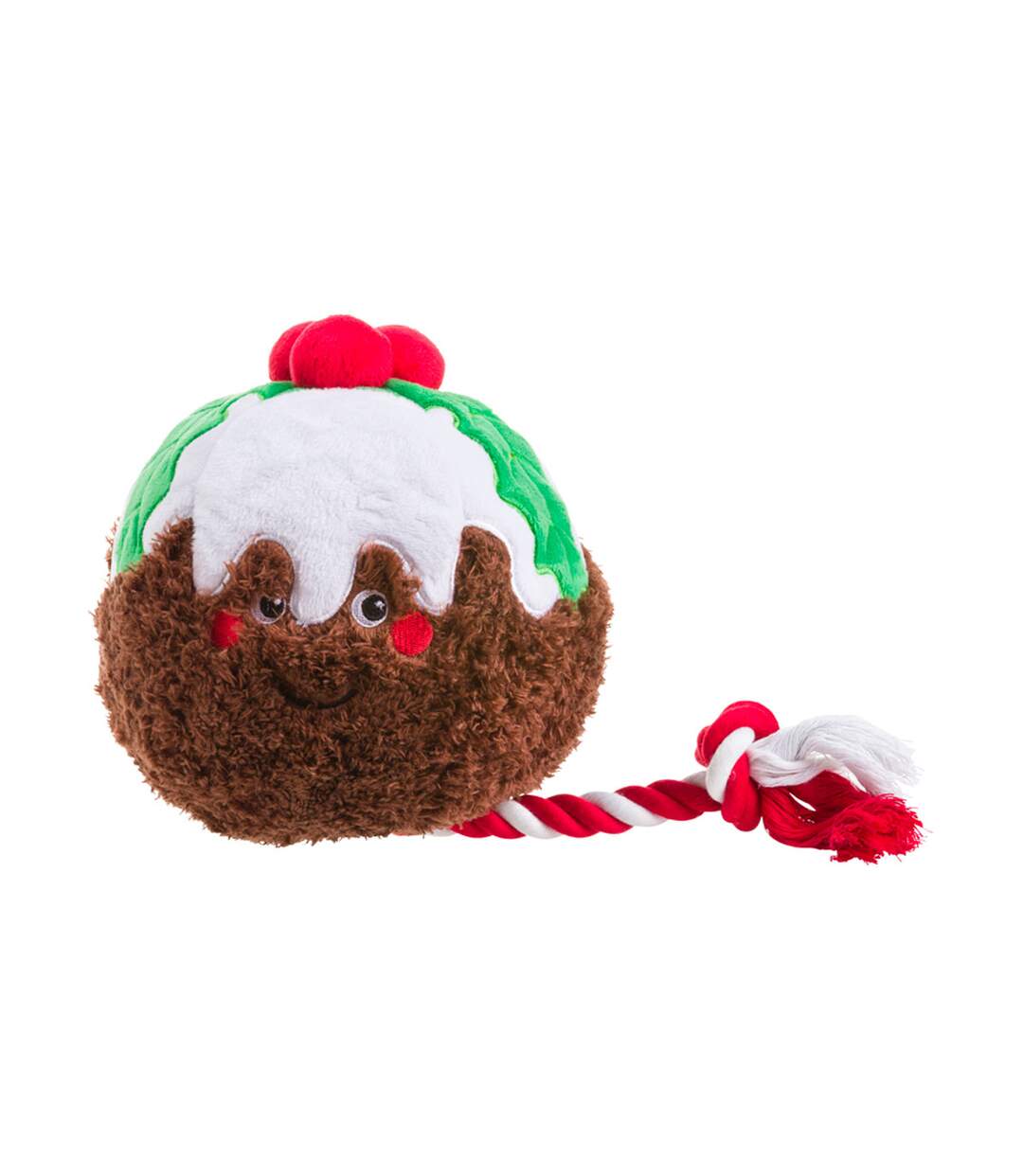 Christmas pudding rope dog toy one size multicoloured House Of Paws-1