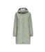 Coupe vent à capuche réversible vert/argent femme only fry-2