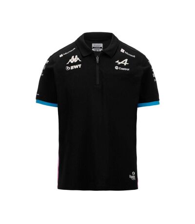 Polo noir homme kappa adrem - 3xl