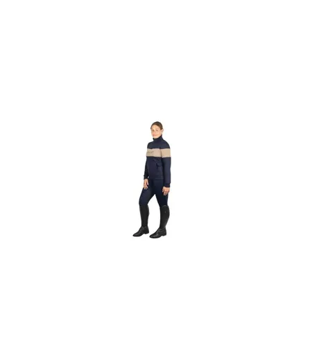 Womens/ladies Elevate Style Sweatshirt Navy Fossil Hy