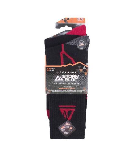 2 Pack Mens Super Soft Bamboo Trekking Hiking Socks for Boots
