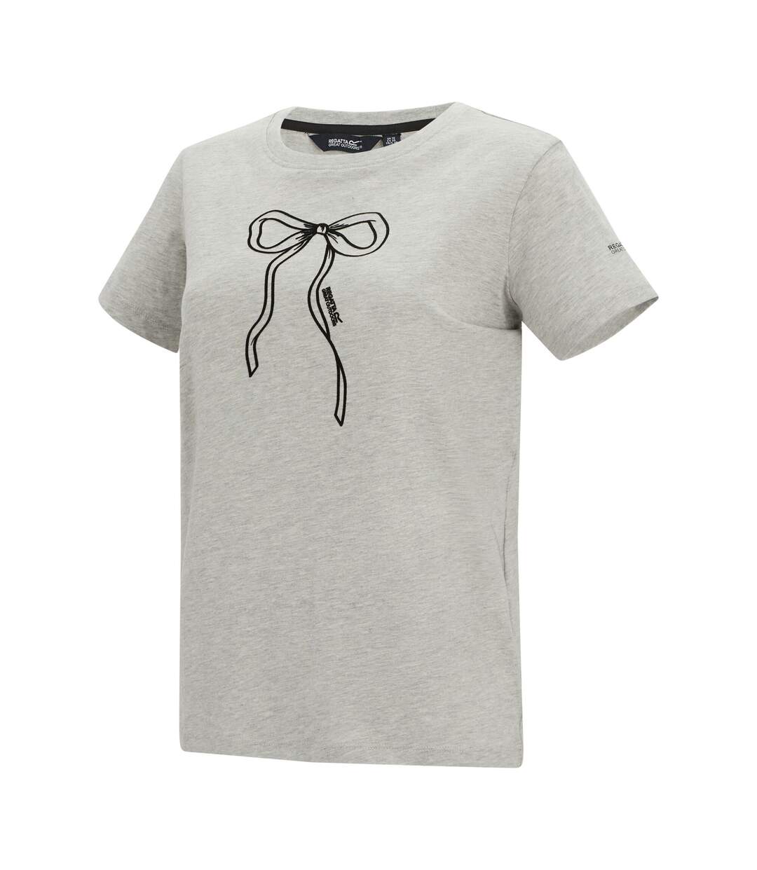 T-shirt Motif/style Nœud Filandra Vx Femme Gris Chiné Regatta-4