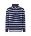 Sweat Motif/style Rayé Homme Marine Lazy Jacks-3