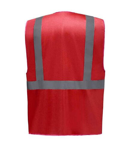 Gilet executive adulte rouge Yoko