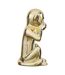 Statue en dolomite Singe 17 x 15 x 28 cm Or-4