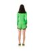 Womens/ladies Pique Contrast Panel Shorts Green Lacoste-3