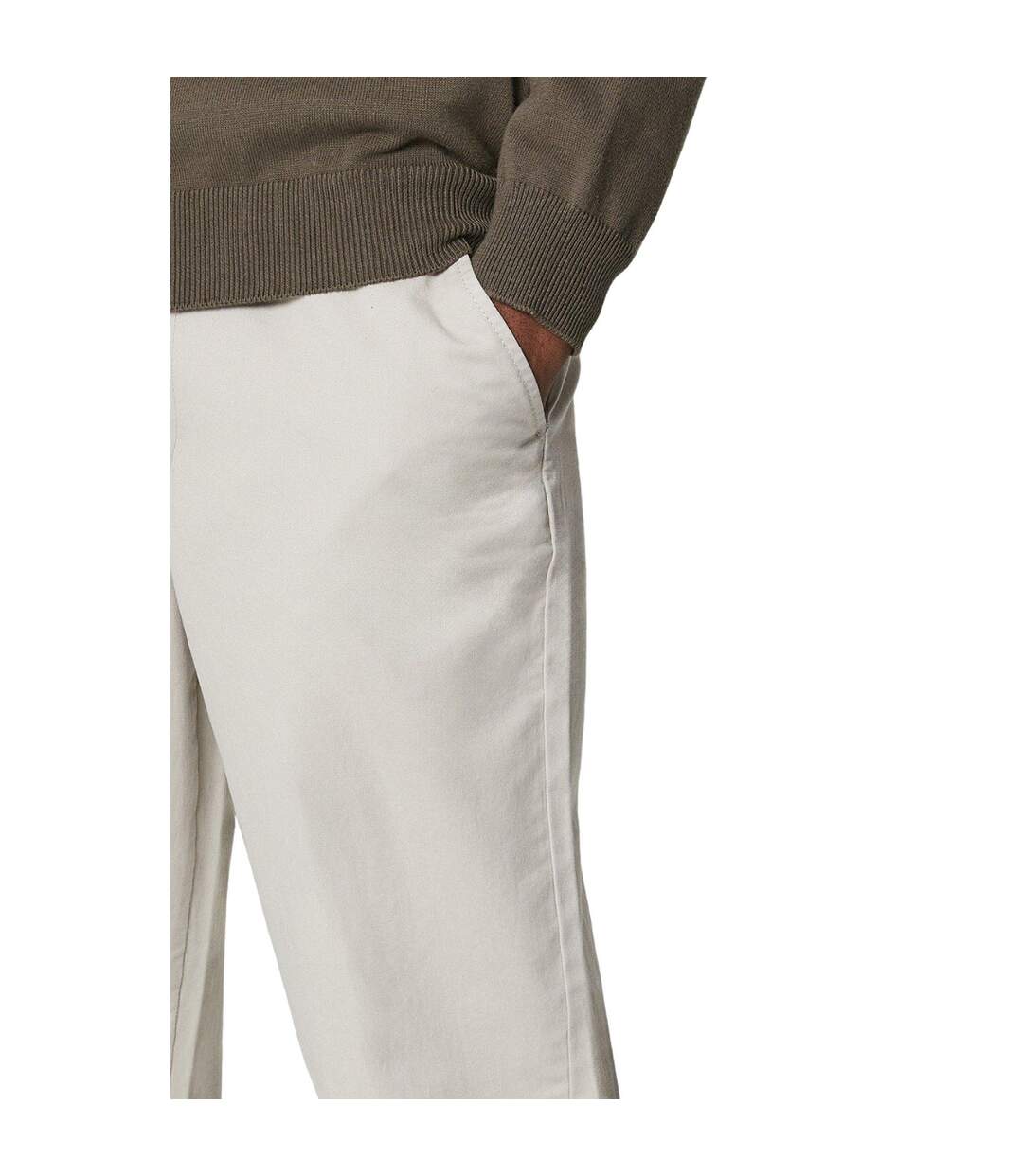 Pantalon Premium Homme Beige Pâle Maine-3