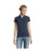 Polo Perfect Femme Bleu Denim Chiné SOLS-2