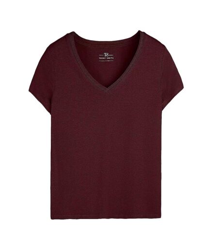 T-shirt bordeaux femme teddy smith mia