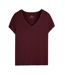 T-shirt bordeaux femme teddy smith mia-1