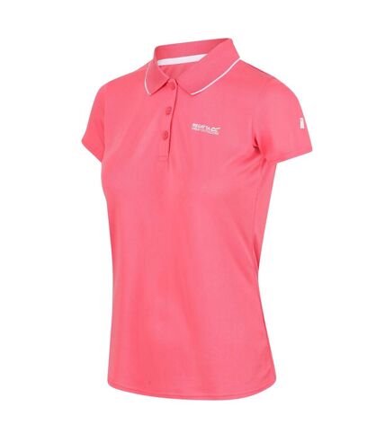 Polo manches courtes maverick femme rose clair Regatta