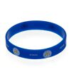 Leicester City FC Bracelet en silicone officiel des Foxes Never Quit (Bleu) (Taille unique) - UTTA1365