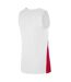 Mens Team V Neck Basketball Jersey White Uni Red Nike-2