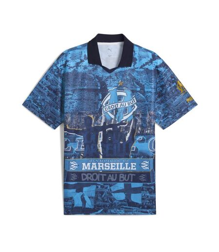 OM maillo retro bleu homme puma energy
