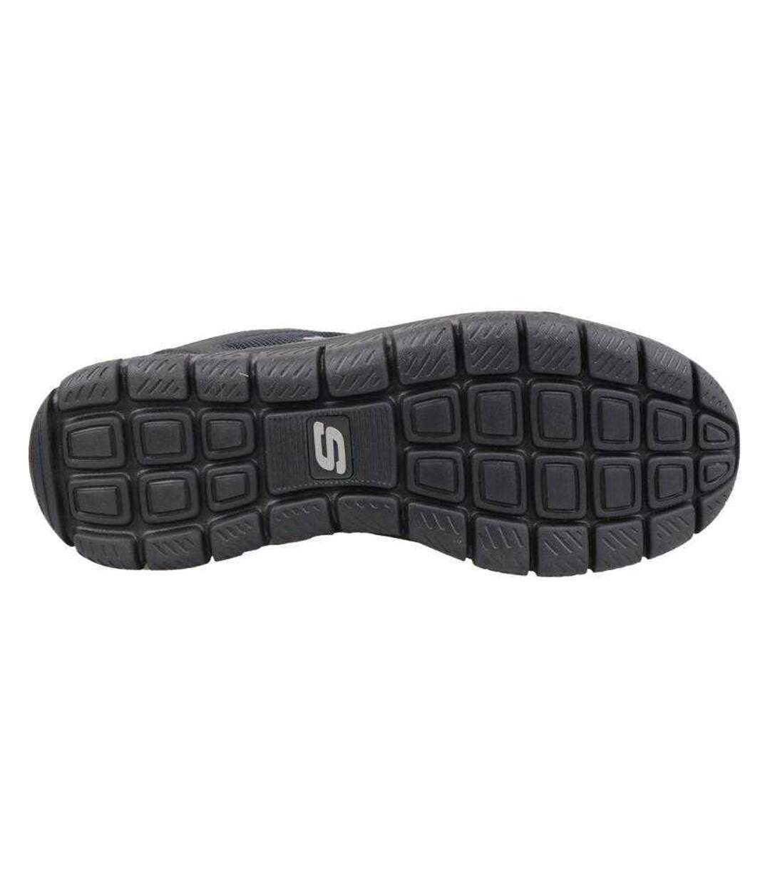 Mens Track Scloric Shoes Black Skechers-4