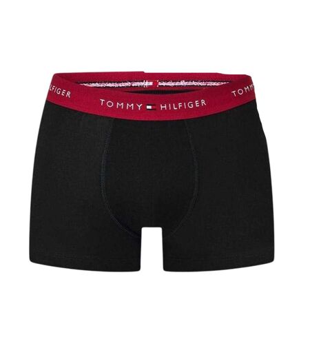 Pack Of 3  Mens Cotton Blend Classic Boxer Shorts  Red Blue Tommy Hilfiger