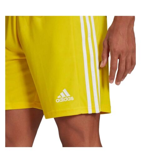 Short Squadra Homme Jaune Blanc Adidas