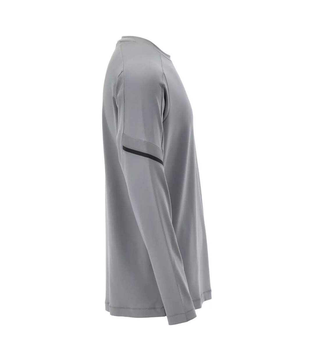 T-shirt Manches Longues Customised Homme Gris Argenté Mascot-4