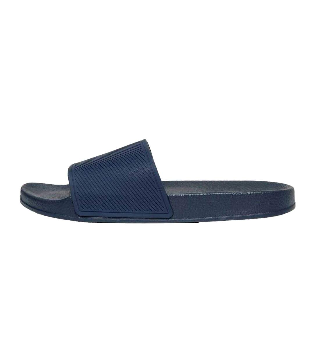 Mens Arlo Slides Navy Threadbare-2