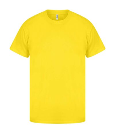 T-shirt original tech adulte jaune vif Casual Classics