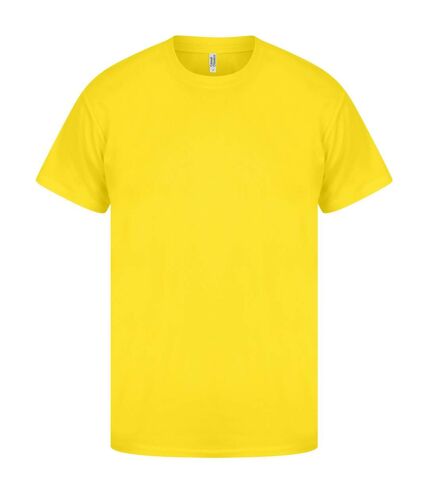 T-shirt original tech adulte jaune vif Casual Classics