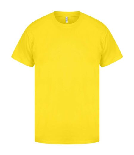 T-shirt original tech adulte jaune vif Casual Classics