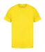 T-shirt original tech adulte jaune vif Casual Classics