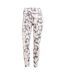 Womens/ladies daily run 7/8 leggings pink/grey Adidas-1