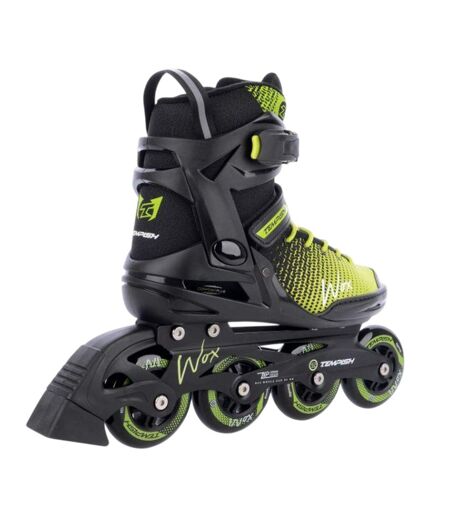 Patins À Roulettes Alignées Wox Homme 43 Fr Noir Vert Tempish