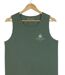 Débardeur homme Challenger SINCERE vert kaki — Confort pur coton jersey peigné-2