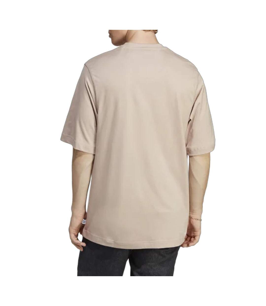 T-Shirt marron homme adidas caps-2