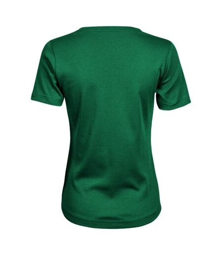 T-shirt À Manches Courtes 100% Coton Femme Vert Forêt Tee Jays