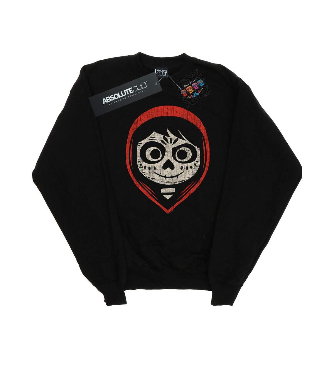 Disney Sweatshirt à capuche Coco Miguel Skeleton Face Womens/Ladies (Noir) - UTBI12229-1
