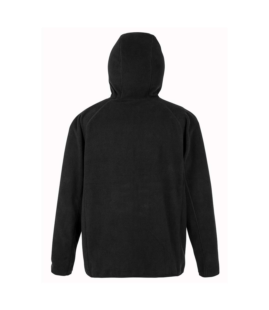 Result Genuine Recycled Mens Micro Hooded Fleece Jacket (Black) - UTPC4337-3
