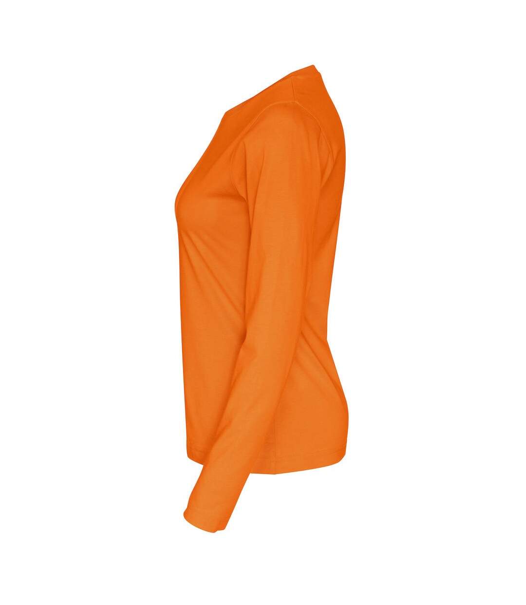 Cottover Womens/Ladies Long-Sleeved T-Shirt (Orange)